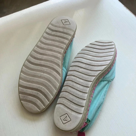 Sperry Kids Shoes in Aqua and Pink - Picture 8 of 8